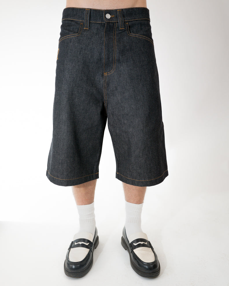 Dark Raw Denim Jorts