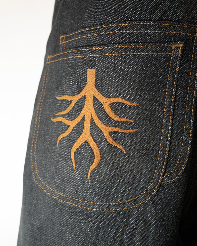 Dark Raw Denim Jorts