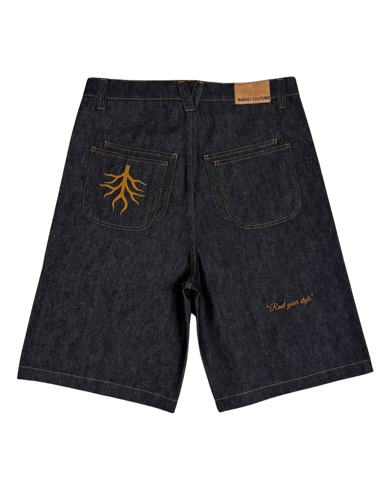 Dark Raw Denim Jorts