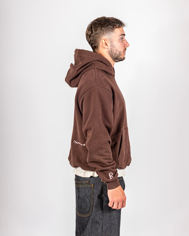 Hoodie Chocolate Brown