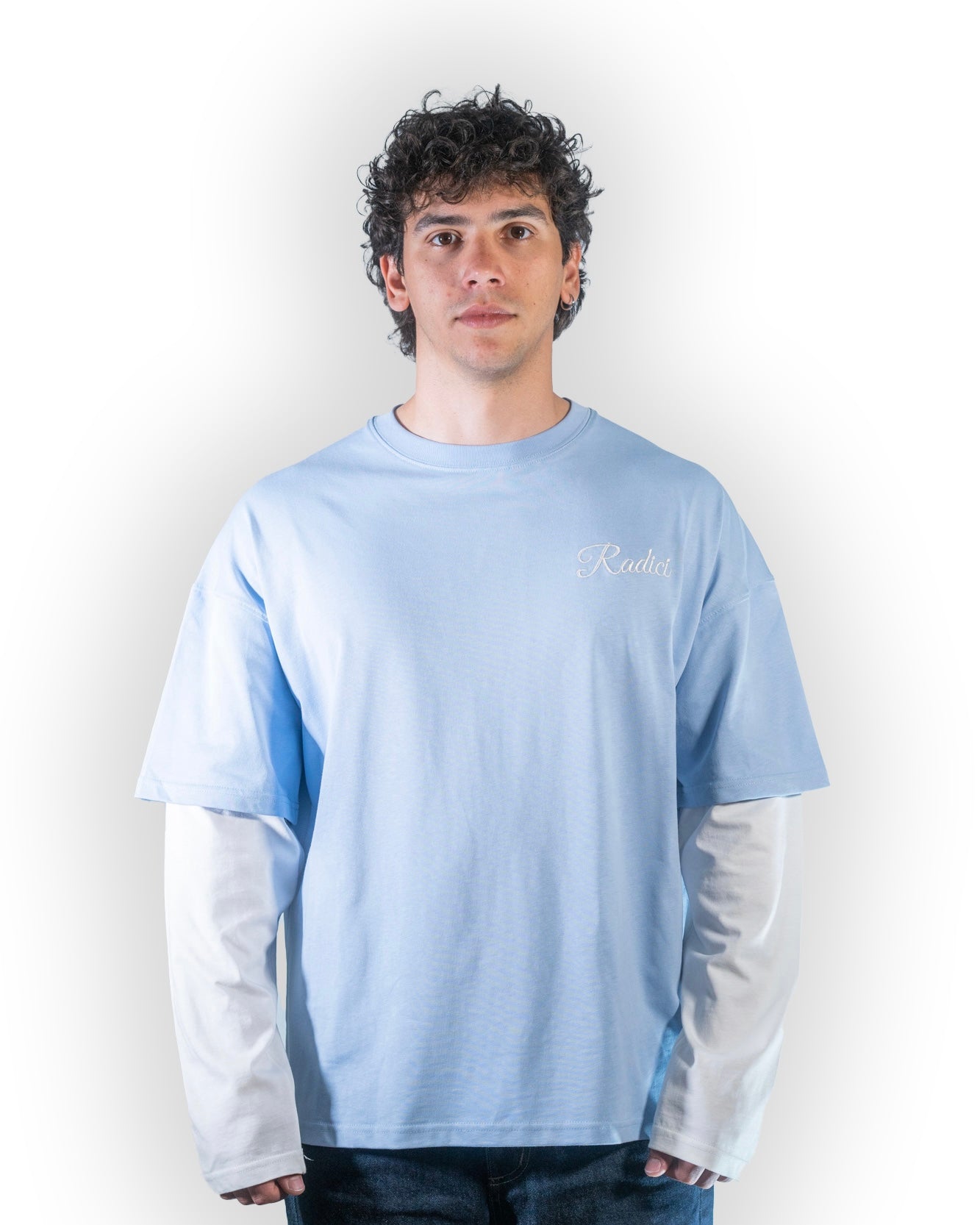 Double Sleeve Sky-Blue
