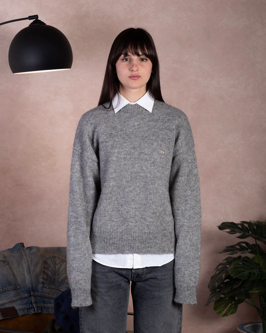 Graphite Alpaca Knit
