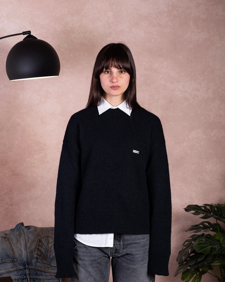 Deep shadow Alpaca Knit