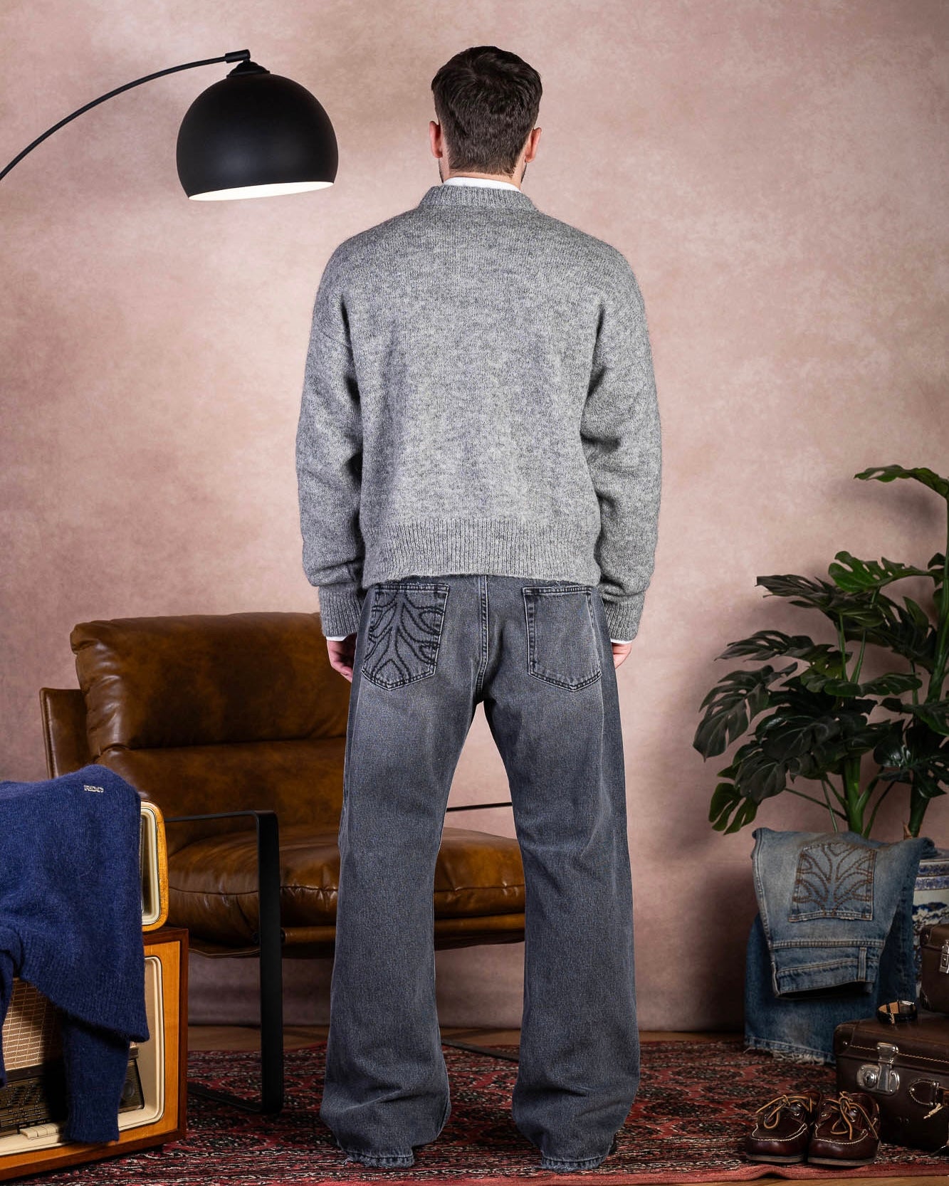 Graphite Alpaca Knit