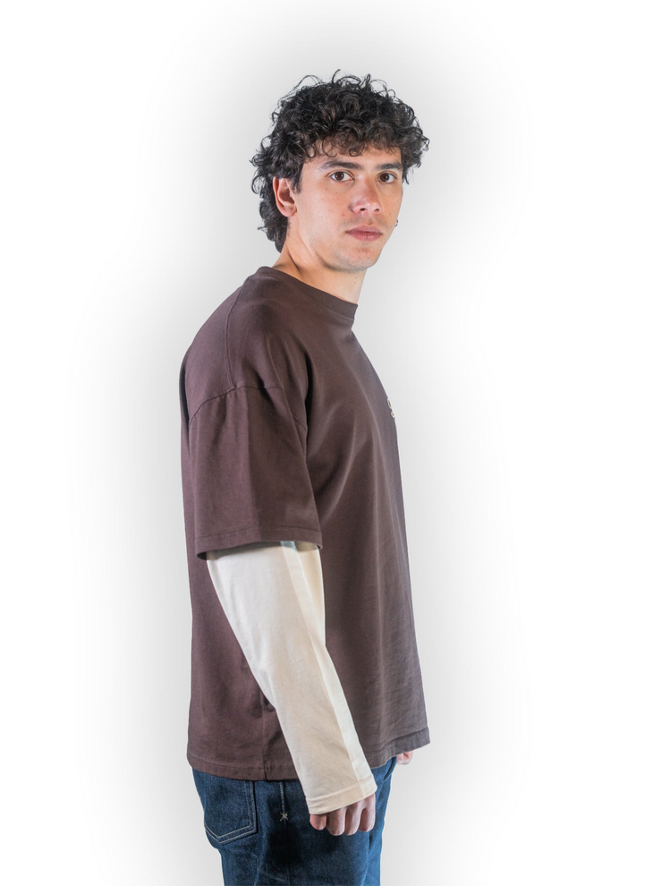 Double Sleeve Dark-Brown