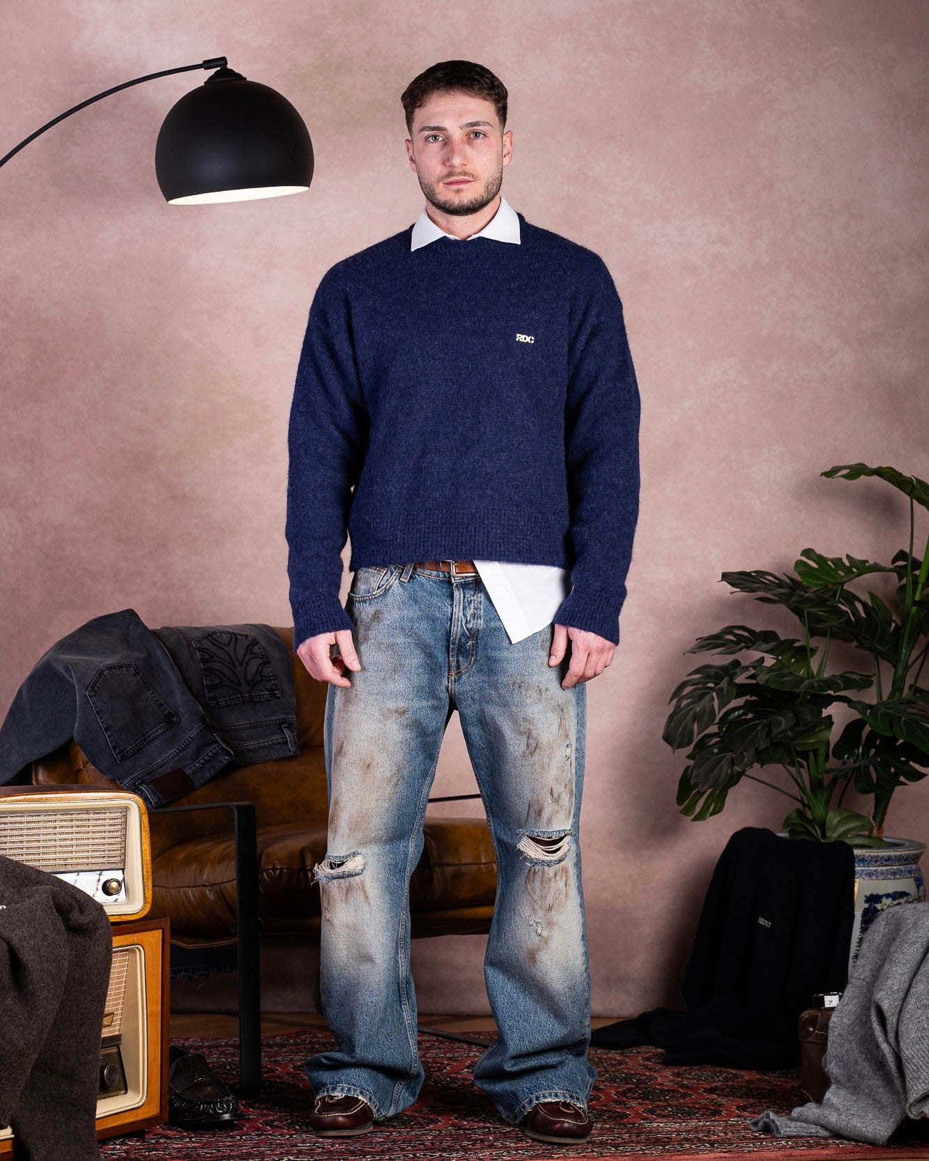Blue heaven Alpaca Knit