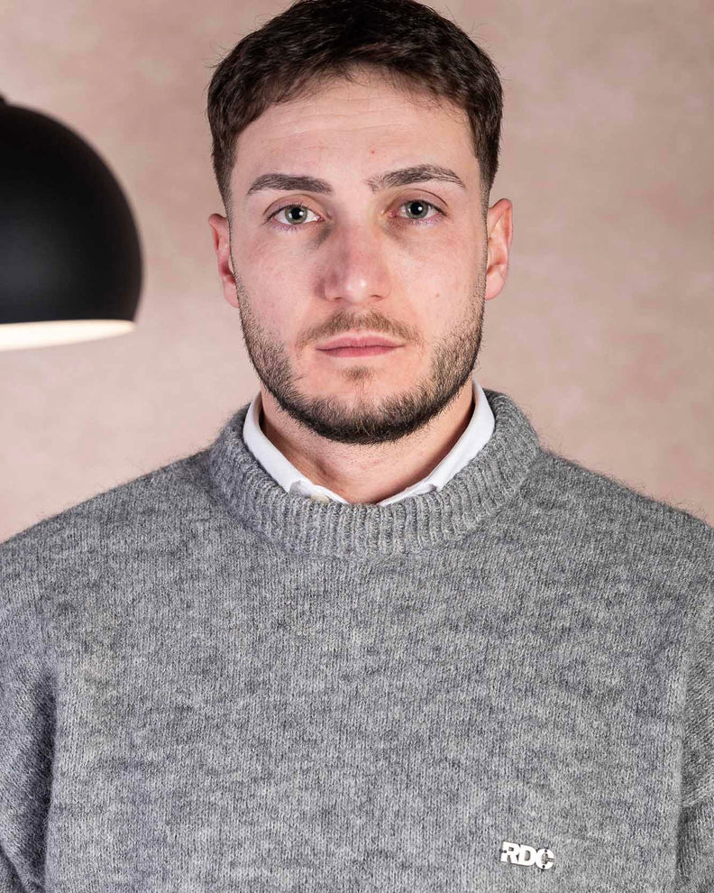 Graphite Alpaca Knit