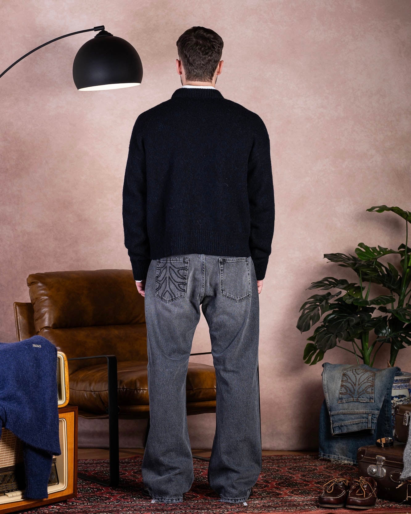 Deep shadow Alpaca Knit