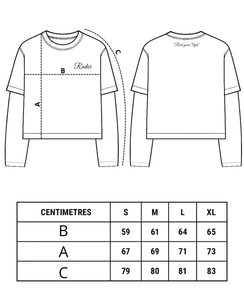 Double Sleeve Dark-Brown Size Guide